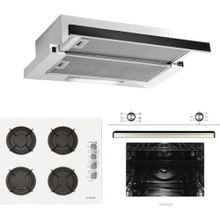 Alveus Destiny 604 MFA 604 - GLS 640 - F6 ECR 3'lü Beyaz Ankastre Set