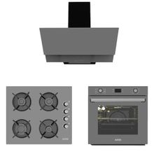 Alveus F17 - GLS640 - MFA627 3'lü Gri Ankastre Set