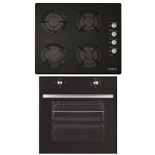 Alveus GLS 640 MFA - 627 Siyah 2'li Ankastre Set