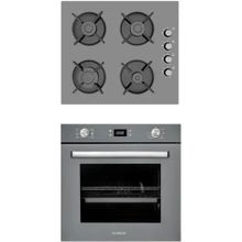 Alveus GLS640 - MFA627 Gri 2'li Ankastre Set