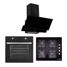 Alveus MFA 604 M - GLS 640 Bl - F17/60 3'lü Siyah Ankastre Set