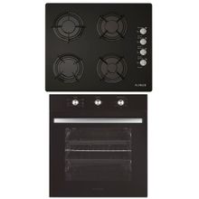 Alveus MFA 614 M BL - GLS 640 Siyah 2'li Ankastre Set
