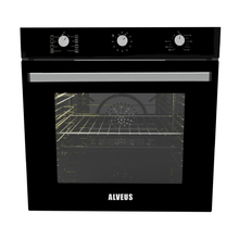 Alveus MFA 615 Siyah Turbo+Soğutma Fan Ankastre Fırın