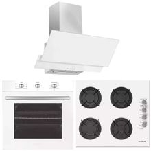 Alveus MFA604 - GLS640 - F17/60 Beyaz 3'lü Ankastre Set