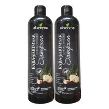 Alweyna Kara Sarımsak ve Çörekotu Özlü 2x400 ml Bitkisel Şampuan