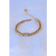 AlyaStore 316L Çelik Gold Renk Kalın Zincir Model Kadın Bileklik