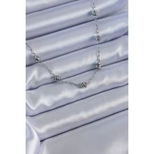 AlyaStore 316L Çelik Gümüş Renk Arpa Baget Model Kadın Kolye