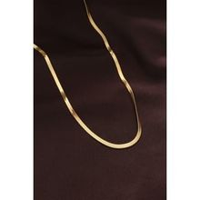 Amazeus 316L Çelik Altın Renk 60 cm İtalyan Zincir Kolye