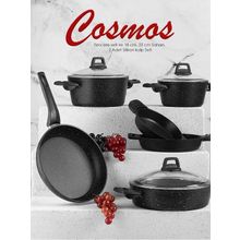Amboss Cosmos Döküm 11 Parça Tencere ve Sahan Seti