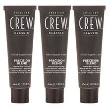 American Crew Precision Blend 3x40 ml Erkeklere Özel Amonyaksız Doğal Beyaz Kapatıcı Saç Boyası