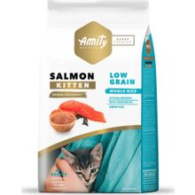 Amity Süper Premium Düşük Tahıllı Somonlu Yavru 2 kg Kedi Mama