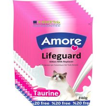 Amore 8x240 gr Yavru Lifeguard Kedi Süt Tozu