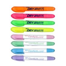 Amos Dry Highlighter 8 Renk Jel Fosforlu Kalem