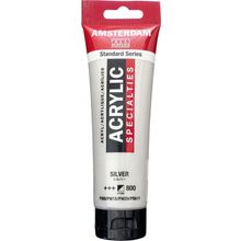 Amsterdam 800 Gümüş 120 ml Akrilik Boya