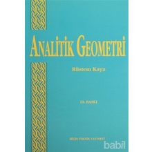 ANALITIK GEOMETRI - RÜSTEM KAYA
