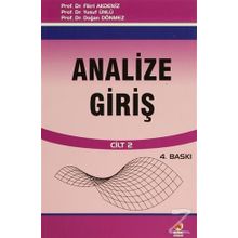 Analize Giriş 2. Cilt - Doğan Dönmez Fikri Akdeniz Yusuf Ünlü