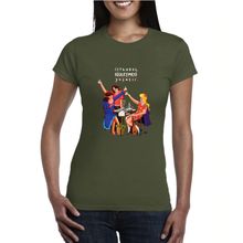 Anason İşleri İstanbul Sözleşmesi Yaşatır Haki AS1 Alpha Kadın T-shirt