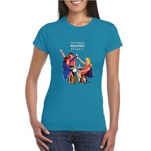 Anason İşleri İstanbul Sözleşmesi Yaşatır Turkuaz AS1 Alpha Kadın T-shirt