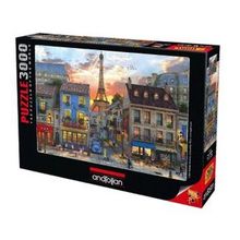 Anatolian 3000 Parça Paris Sokakları Puzzle