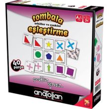 Anatolian 7407 Tombala Şekiller ve Renkler Eşleştirme