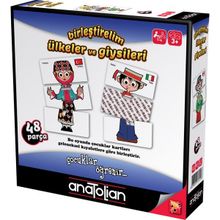 Anatolian 7410 48 Parça Ülkeler ve Giysileri Birleştirelim