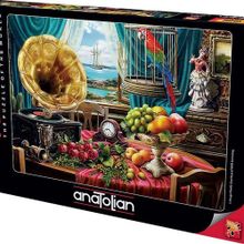 Anatolian Gramofon Still Life With Fruit 1000 Parça Puzzle