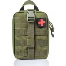 Anatolian Shield Taktik Molle Acil Yardım Su Geçirmez 22 8 cm Haki İlk Yardım Çantası