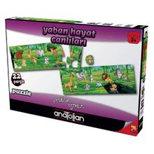 Anatolian Yaban Hayat Canlıları 22 Parça Puzzle