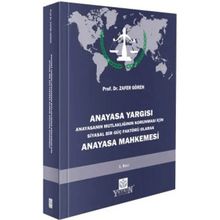 Anayasa Yargısı - Yetkin Yayınları
