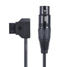Andoer D4261 D-Tap Erkek - XLR 4-Pin Dişi Adaptör Güç Kaynağı Kablosu