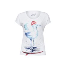 Anemoss Martı Beyaz Kadın T-shirt