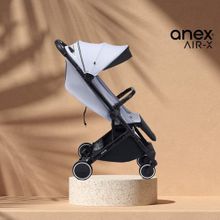 Anex Air-x Tek Elle Katlanan Kabin Boy Gri Bebek Arabası