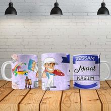 Angel Of Life Ressam Kişiye Özel Baskılı Yeni Tasarım Sihirli Kupa Bardak