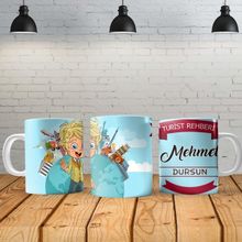 Angel Of Life Turist Rehberi Erkek Kişiye Özel Baskılı Yeni Tasarım Sihirli Kupa Bardak