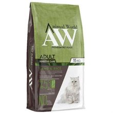 Animal World Kuzu Etli 15 kg Yetişkin Kedi Maması