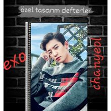 Anime And Your World Exo Chanyeol Özel Tasarım Defter