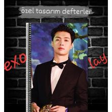 Anime And Your World Exo Lay Özel Tasarım Defter
