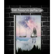 Anime And Your World Genç Kız Temalı Özel Tasarım A4 Boyutu Defter