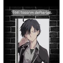 Anime And Your World Hikigaya Hachiman Özel Tasarım Defter