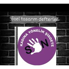 Anime And Your World Kadına Şiddete Hayır Özel Tasarım Defter