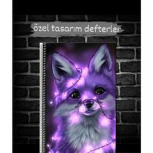 Anime And Your World Kedi Temalı Özel Tasarım A4 Boyutu Defter