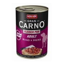 Animonda Gran Carno Adult Sığır Etli ve Yürekli 400 gr Köpek Konserve
