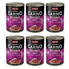 Animonda Gran Carno Sığır Etli ve Yürekli 6x400 gr Köpek Konserve