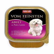 Animonda Vom Feinsten Hindi ve Kuzu Etli Yetişkin 150 gr Köpek Konservesi