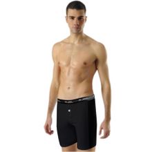 Anıt 1114 Likralı Uzun 6'lı Paket Siyah Erkek Boxer