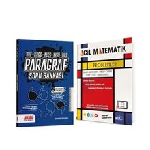 Ankara Kitap Merkezi Paragraf ve Acil Problemlerin İlacı Soru Bankası Seti 2 Kitap