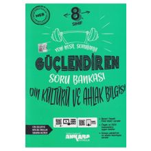 Ankara Yayıncılık 8. Sınıf Din Kültürü ve Ahlak Bilgisi Güçlendiren Soru Bankası