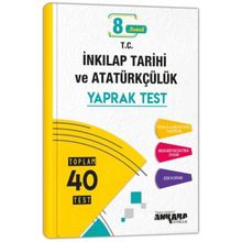 Ankara Yayıncılık 8. Sınıf İnkılap Tarihi ve Atatürkçülük Soru Bankası