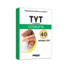 Ankara Yayıncılık YKS TYT 1. Oturum Coğrafya 40 Yaprak Test