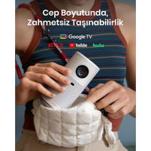 Anker D4112 Nebula Capsule Air Taşınabilir Beyaz Projeksiyonlu Hoparlör